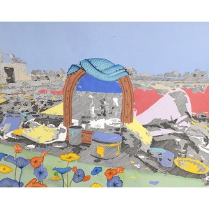 Rohail Ghouri, 21 X 26 Inch, Gouache on Wasli, Miniature Painting, AC-RG-024